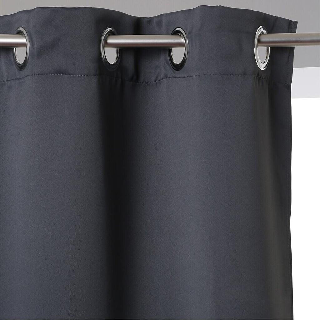 Elegant Gray Blackout Curtain 140X260Cm