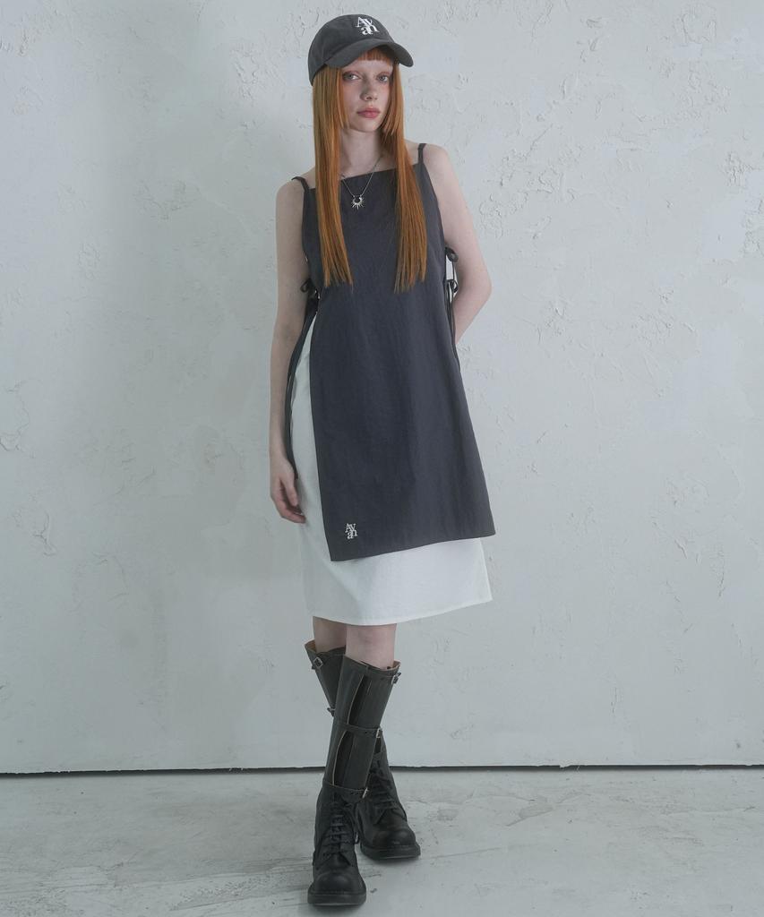 Urban Dress Apron Taslan Layered Dress - 3Col