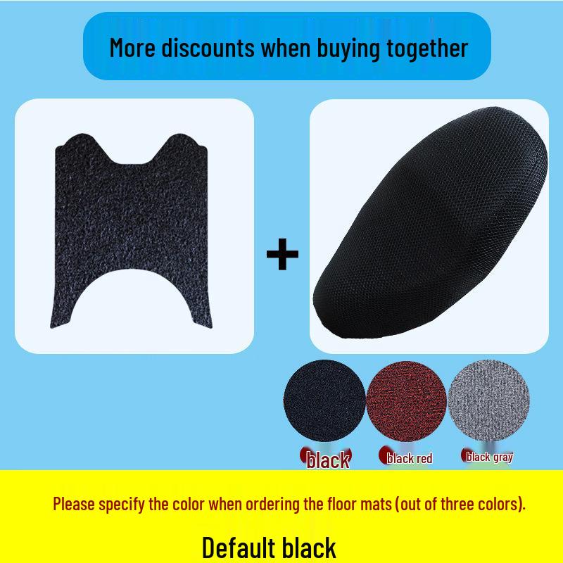 Waterproof & Durable Foot Mats for Qianjiang Tino 125 Motorcycle