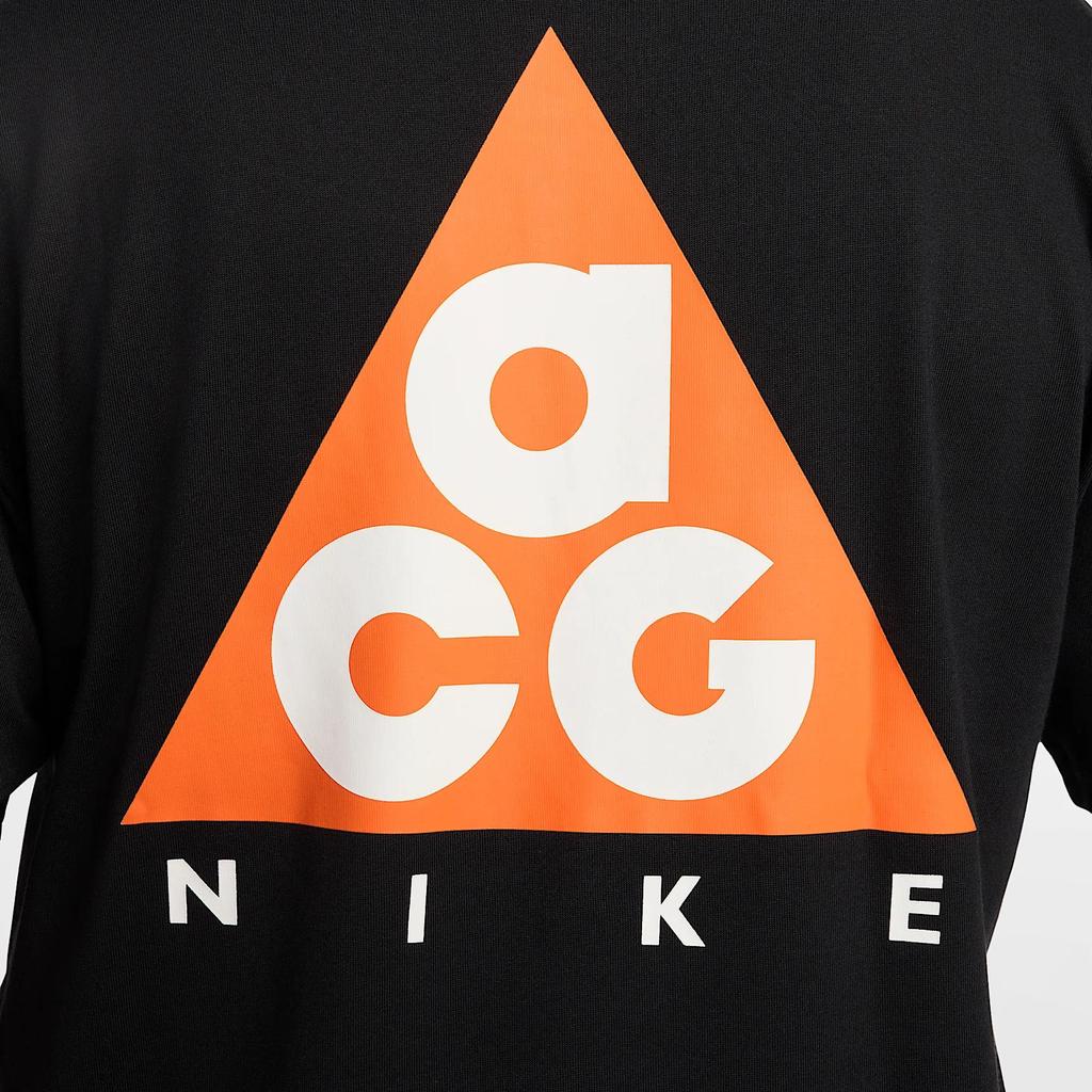 Nike ACG Comfortable Soft Breathable Short Sleeve T-Shirt Men Tops Black HJ0798-010