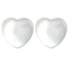 S925 Elegant White Moonstone Cat's Eye Stud Earrings - High-End French Fairy Style