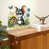 Creative Cartoon Cute Mouse Wall Stickers for Children's Room, Bedroom, Study and Living Room Wall Decoration Stickers