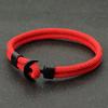 Neues Einzigartiges Ankerarmband Für Männer A-Qualität 4mm Schnurarmband 7 Farben Verfügbar Keine Verformung Kein Pilling Perfektes Geschenk Für Ihn