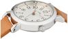 Fieldwork Lovely Analog Watch, Silver with Leather Strap, GY044-5, Women's, Brown