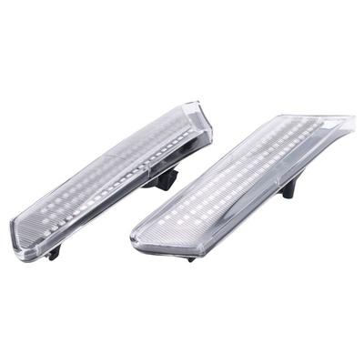 Car Dynamic LED Amber Side Marker Light Turn Signal Lamps 997631033, 997631034 Clear Lens For 911 997 987 05-12 Parts