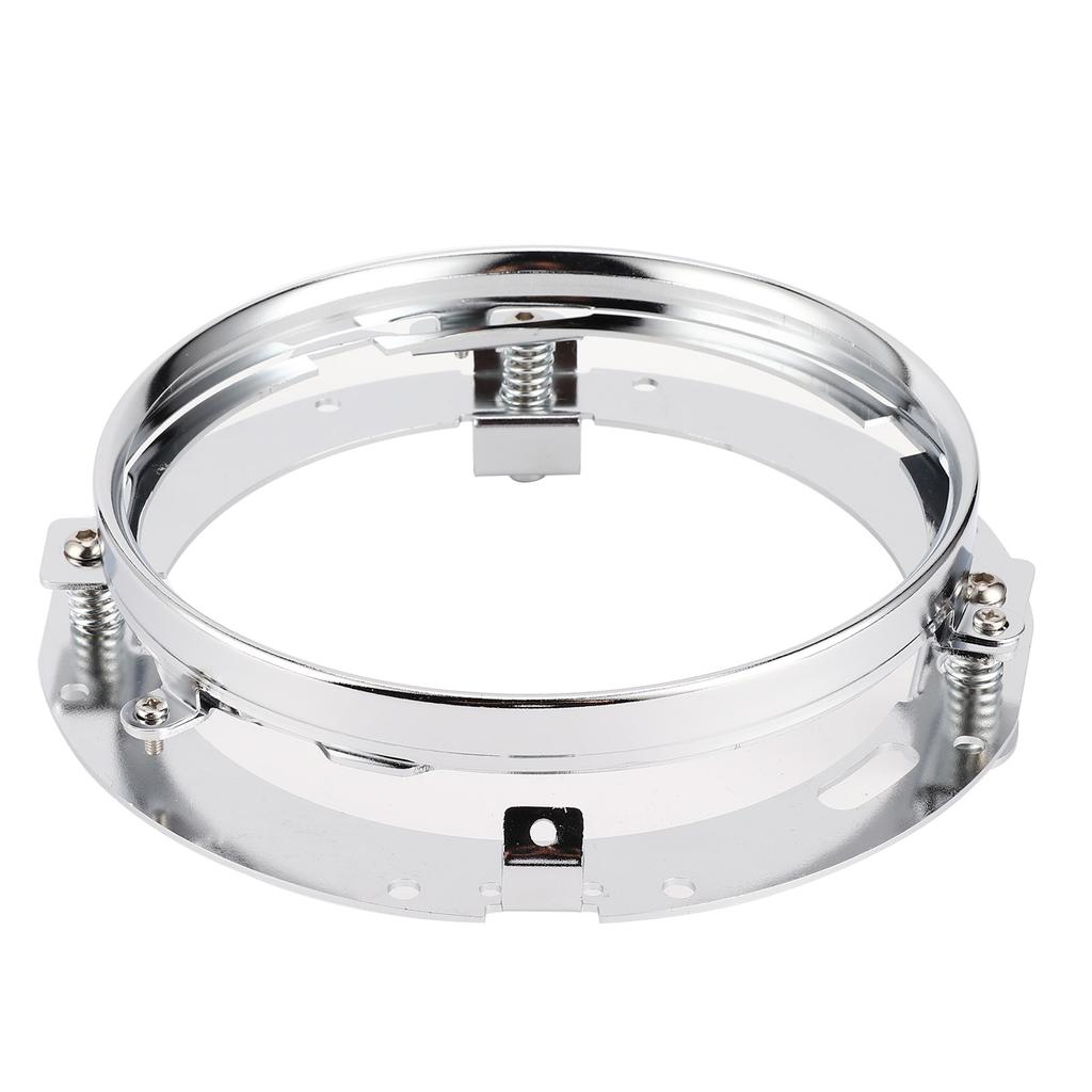 Scheinwerferhalterung Frontlicht Rundhalter Befestigungsbasis 7 Zoll Passend für Jeep Wrangler JKSilber