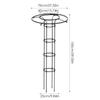 Gartenlaube Sonnenschirm Turm Pflanzenrankgitter Für Kletterpflanzen Unterstützung DIY Kletterrankgitter Blumenhalter Mode