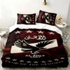 Al Ahly FC 3-teiliges Set Perfekt für das Schlafzimmer Bequemes Bettwäsche-Set enthält einen Bettbezug und zwei Kissenbezüge Ideales Geburtstags- oder Weihnachtsgeschenk