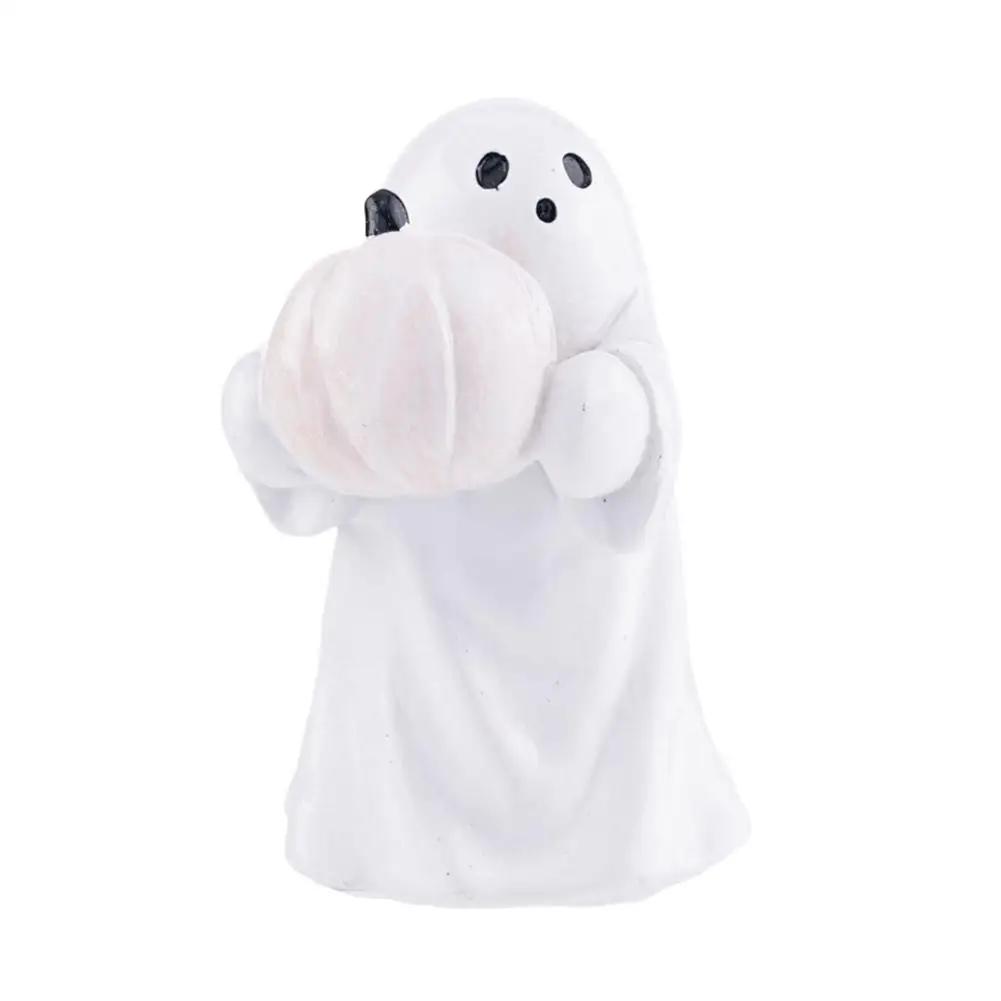 Statuie Dovleac Îmbrățișând Fantomă Statuetă Drăguță de Halloween Statuetă Înfricoșătoare de Halloween Fantomă Dovleac Rășină Mers Pentru Acasă Pentru Temă