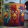 Quilted Laundry Basket Storage Organizer Dirty Clothes Home Closet Organization