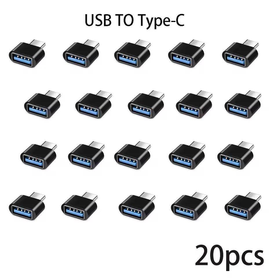Mini Type C To USB Adapter 3.0 USB-C Male OTG A Female Data Connector For MacBook Pro iPad Mini 6/Pro MacBook Air Type C Device