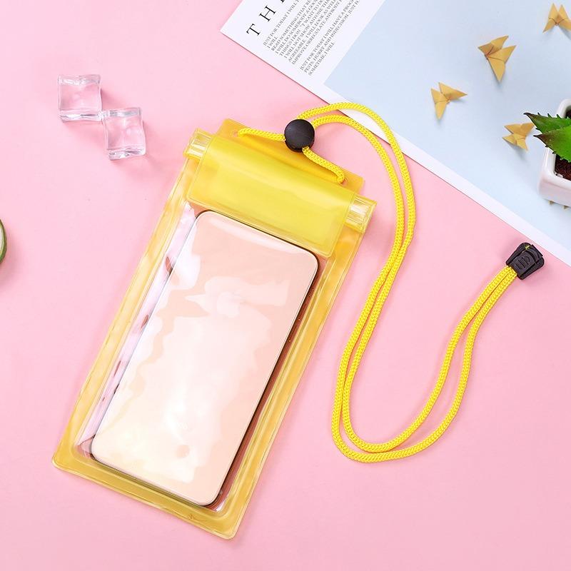 Saco de Natação de Vedação Impermeável Alta Resistência Tamanho Grande Transparente Bolsa Seca de Proteção Subaquática para Celular Iphone