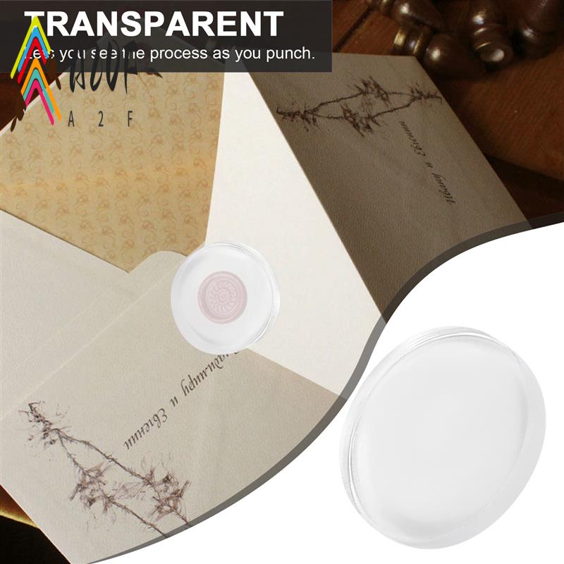 A20F-5Pc Clear Stamp Acrylic Block Set For Transparent Acrylic Stamp Pad DIY Scrapbooking Clear Acrylic Display Riser Stands