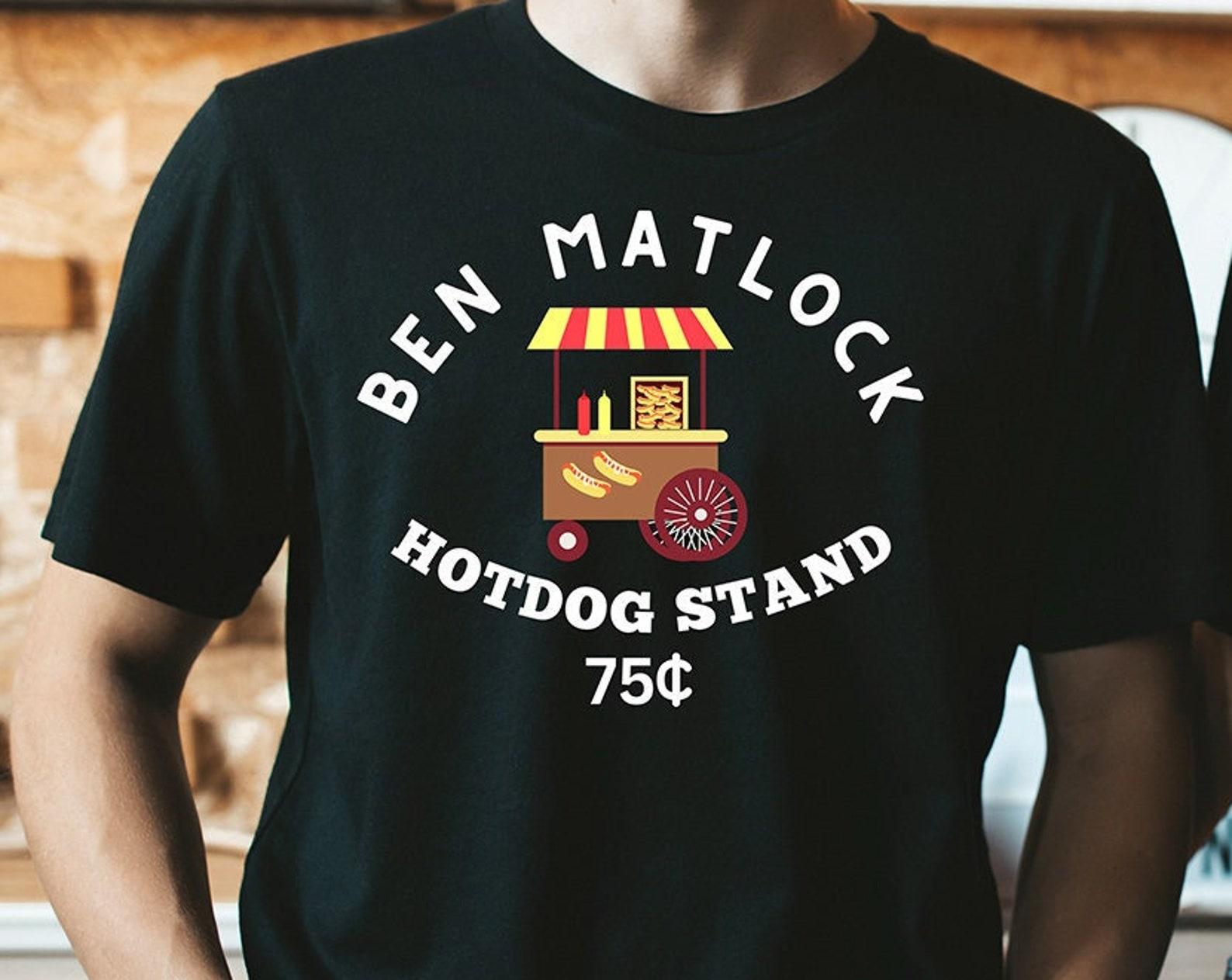 Ben Matlock Hotdog Stand Unisex T-Shirt S