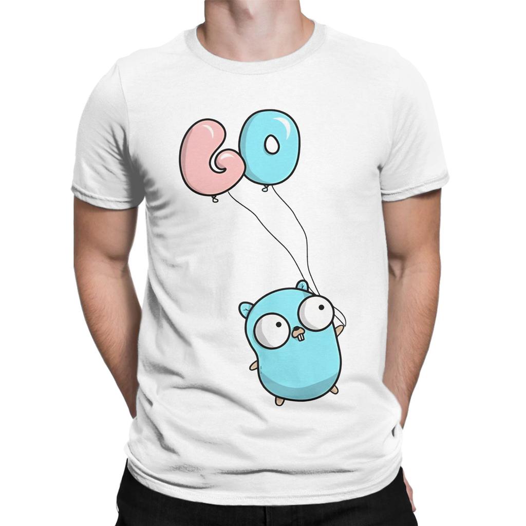 Golang Gopher Funny 100 Cotton Tshirt Gopher Tops Tees For Unisex