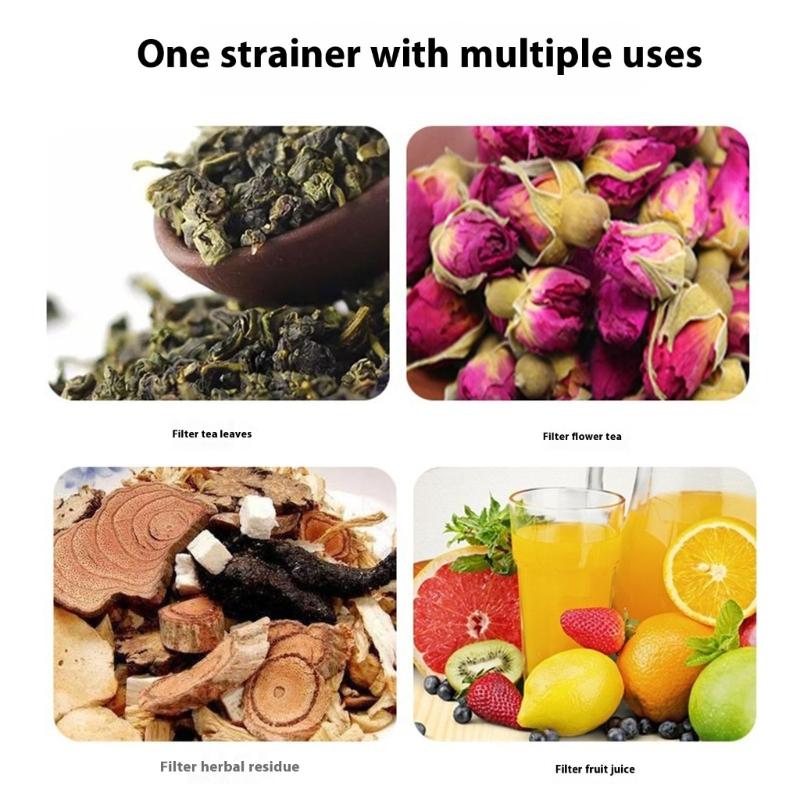 Stainless Steel Teas Infuser Fine Meshes Filter For Loose Leaves Teas And Sugar Powder Rusts Resistant Kitchen Tool