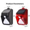 Solar Powered Solar Alarm Light Waterproof Motion Sensor Alarm  Garden Protection