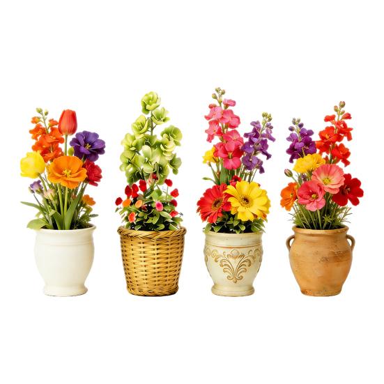 Fensteraufkleber Frühling Garten Design Doppelseitige Sichtbarkeit Elektrostatische Haftung Glasaufkleber Heim- und Geschäftsfensterdekoration