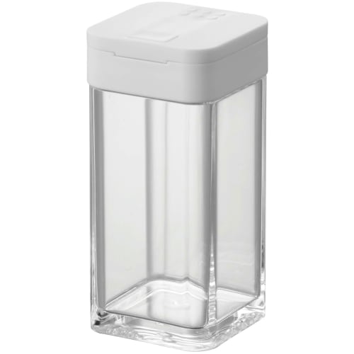 Yamazaki Spice Bottle, Large, White, Approx. W4.8 X D4.8 X H10cm, Tower, Sliding Closure, Adjustable Volume, 5825
