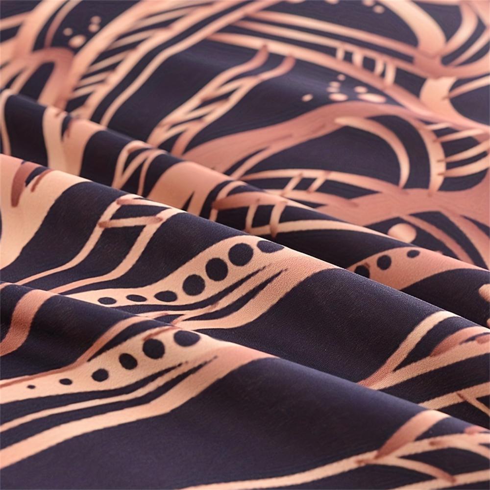 2/3 stuks Zwart&Gouden Schorpioen Sterrenbeeld Print Dekbedovertrek Set (1 Dekbedovertrek + 1/2 Kussensloop, Zonder Vulling), Beddengoedset