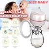 3W Electric Breast Pump Milker Suction Large Automatic Massage Postpartum Milk Maker BPA Free Powerful Breast Pumps