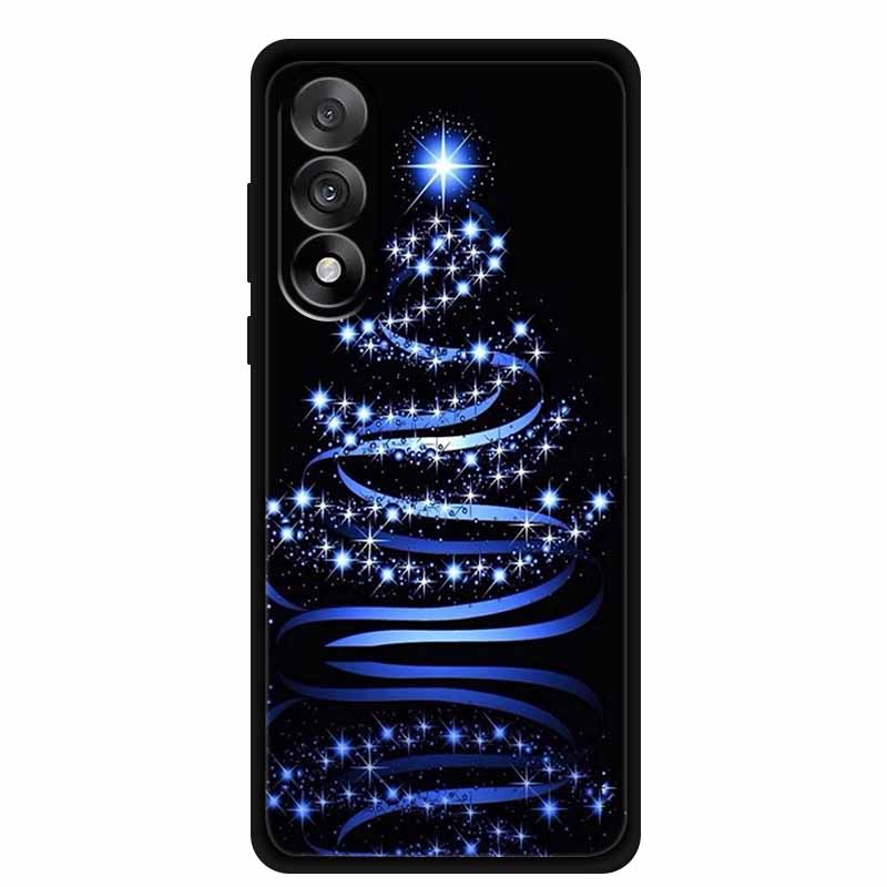 Christmas Phone Cases For OnePlus Nord 5 5G Case Shockproof Silicone Soft Black Cover Christmas Tree for 1+ Nord 5 5G Back Cover