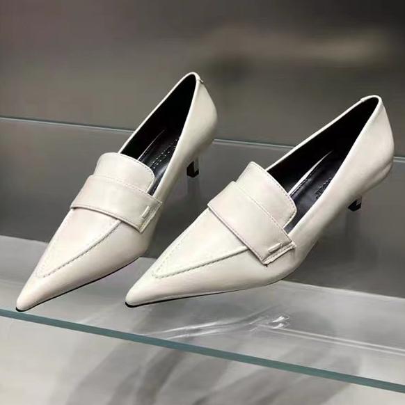 Fashion Women Pumps Fashion Pointed Toe Slip On Ladies Elegant Single Shoes Thin Low Heel Dress Shoes Heeled Sandals Zapatos De Mujer