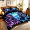 5Toubun Pattern Bedding Quilt Set Quilt Cover Pillowcase Home Birthday Gift(1 * duvet cover + 2 * pillowcase, without core)