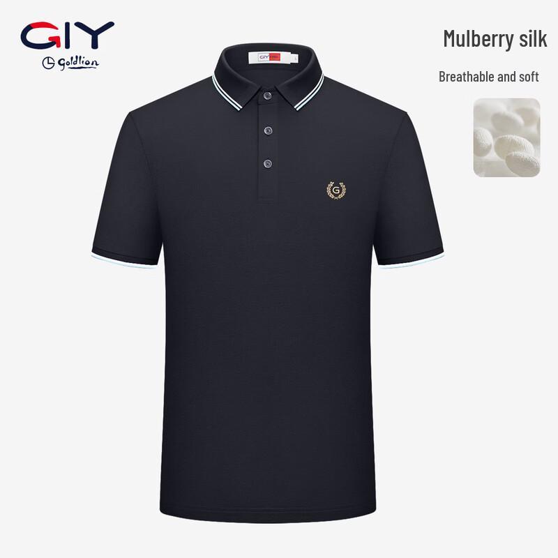 Goldlion GY Men s Cool-Feel Breathable Casual Polo Shirt M