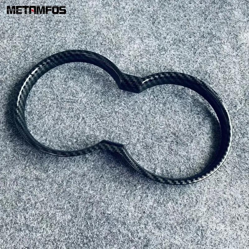 Center Console Water Cup Holder Panel Cover Trim For Toyota Harrier Venza -  2024 Carbon Fiber Interior Accessories