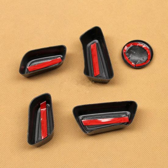 For Toyota Camry 2018-2024 Carbon Fiber Power Seat Adjust Switch Cover Cap Trims