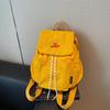 Schoolbag Simple Casual Large-capacity Backpack Bag Female 1011 New Summer Student Class Backpack Going Out Travel Schoolbag