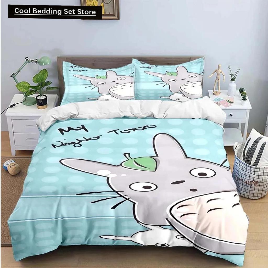 Chinese Chinchillas Cat Fashion Anime 3D Print 3pcs Bedding Set Duvet Cover Comforter Bed Youth Kids Girl Boys Gift Home Textile