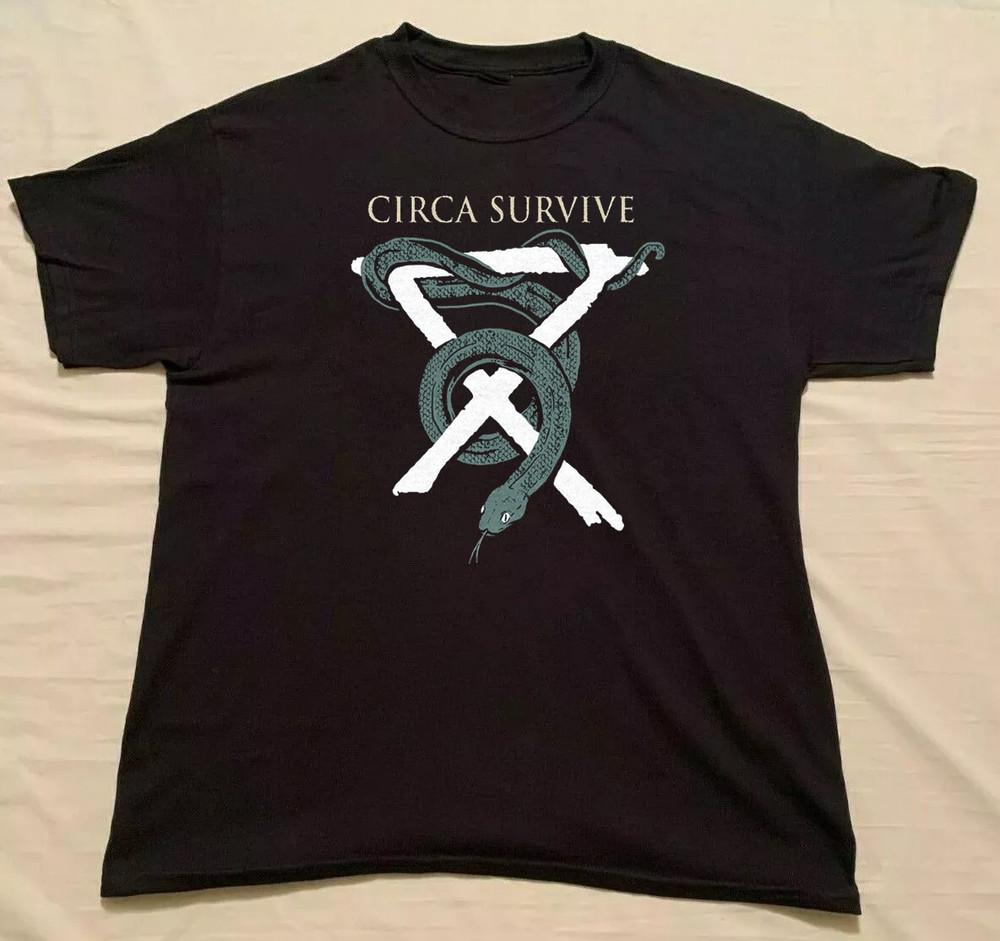 Circa Survive Black Cotton Shirt Full size S-5XL Unisex H138 Unisex T-Shirt