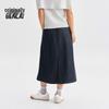 Women's Cool-Touch Denim Midi Skirt