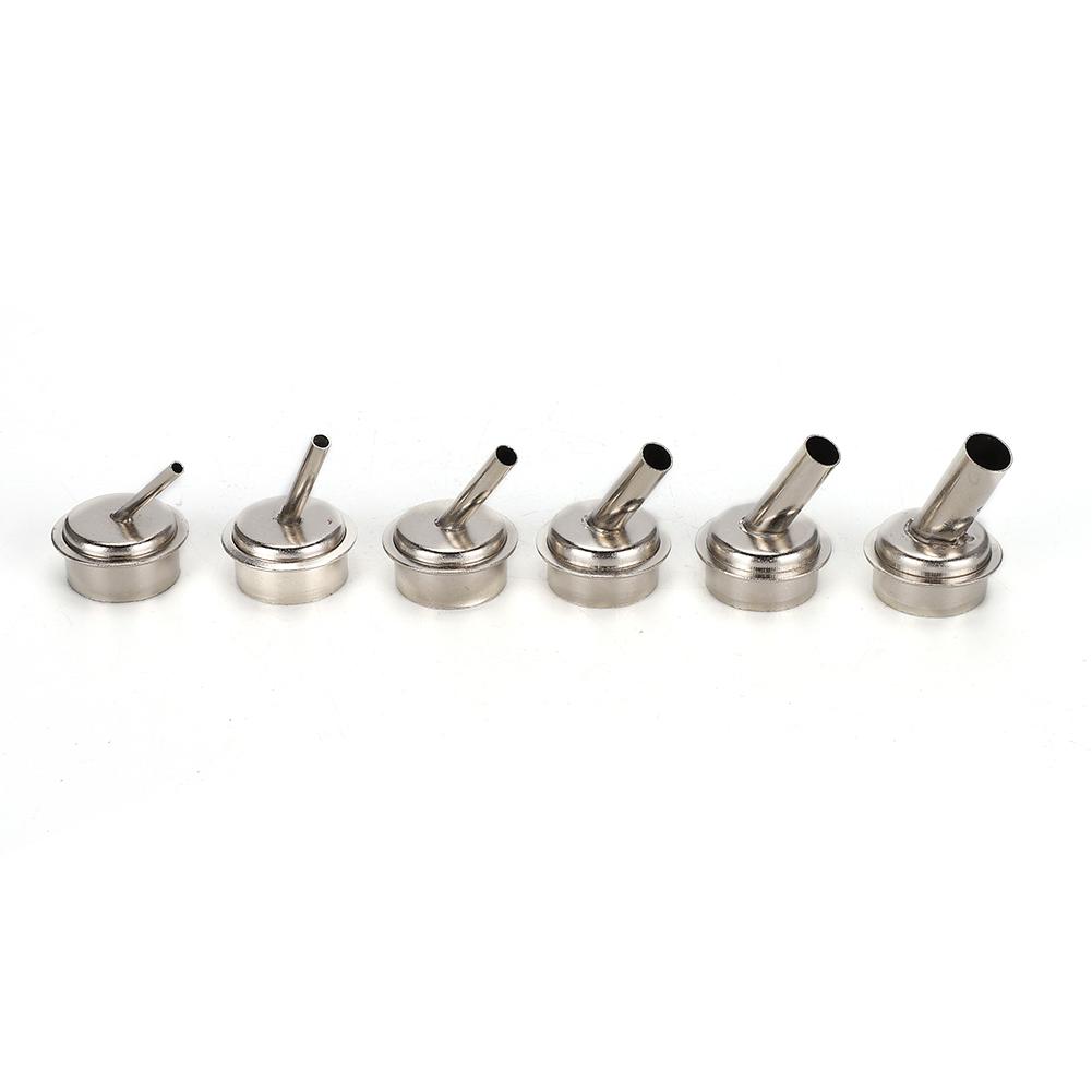 6PCs Computer Repairing Kit Steel 3MM  4MM  5MM  7MM  8MM  10MM Air Nozzle for 861DW Air Gun