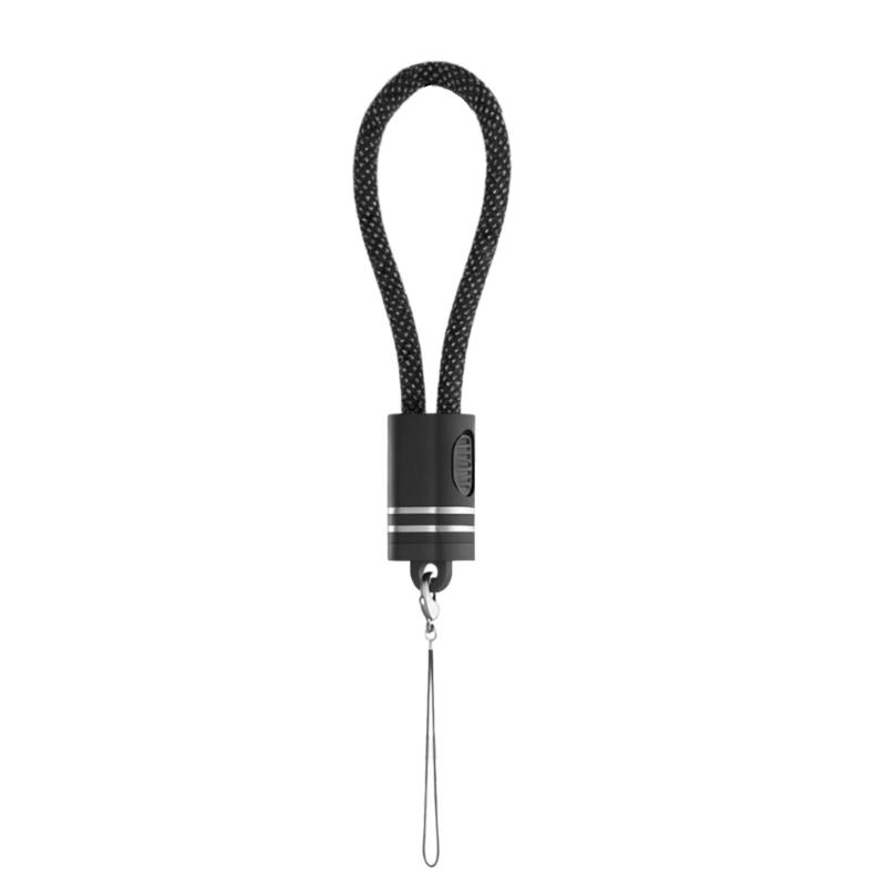 18cm Double USB C Charging Cable 60W Fast Charge With Keyring Design For Convenient Carry Power Cord