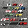 opq1 R Rline Metal Car Front Grill Trunk Sticker Accessories For Volkswagen VW GTI Polo Golf MK8 Lamando Passat Magotan Tiguan Jetta