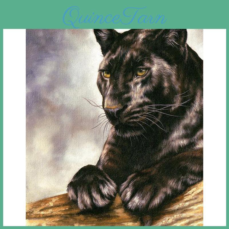 Painting Diamond Full 5d Diy Black Tiger Diamond Embroidery Full Lay Anime Cross Stitch Kits Home Decor Handmade Gift