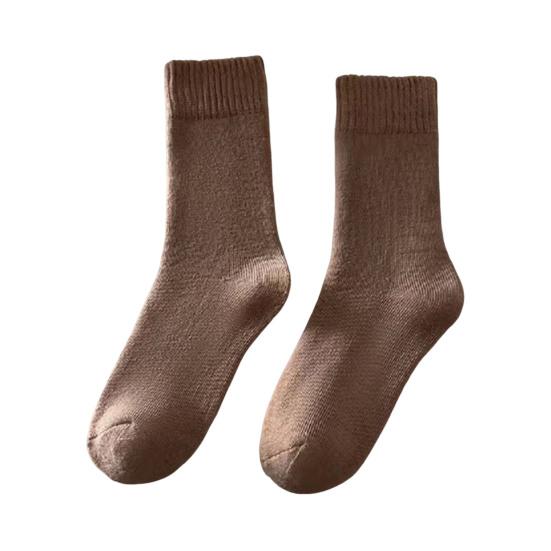 Thick Winter Knit Warm Socks for Women Fleece Lined Plush Floor Socks Thermal Ankle High Crew Boot Socks