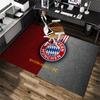 1Pc Football Team Cartoon Print Carpet High Quality Comfortable for All Seasons, Home Decor