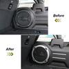 Silver Rear Trunk Speaker Trim Cover For Jeep Wrangler JL Rubicon 2018+ Interior