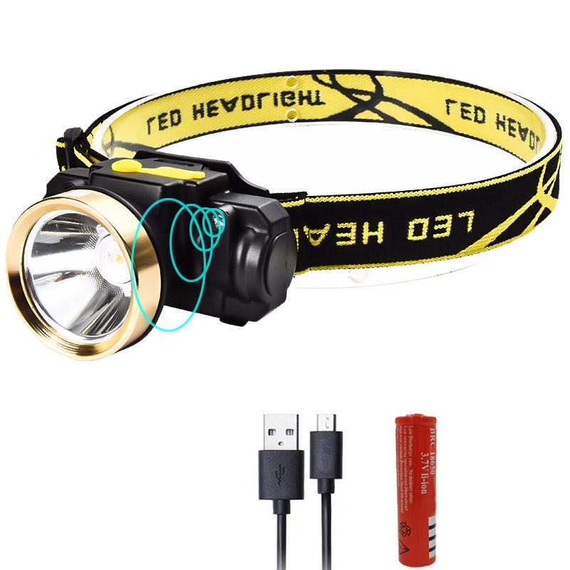 LED Headlamp Mini IR Sensor Headlight Induction Usb Rechargeable Bicycle Riding Lantern Flashlight Head Torch Litwod Lithium Ion