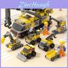 Engineering Vehicle Building Block Toy For Kids With Abs Plastic For Creative Diy Play
