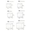 8pcs Transparent Acrylic Box Set with Lid Dustproof Lidded Square Plastic Storage Container Versatile Home Organization Supplies