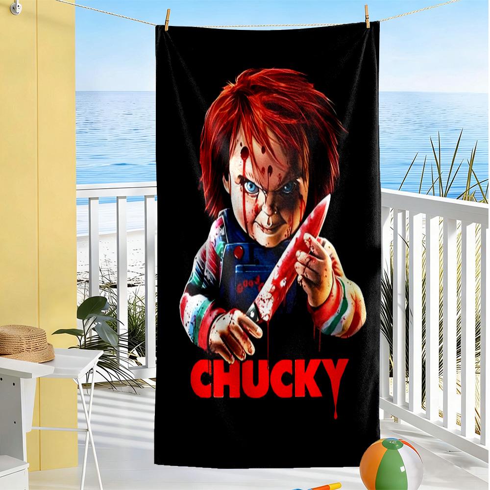 Chucky's Country Adventure Beach Towel Quick-Dry Soft Microfiber Comfortable Lightweight