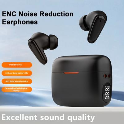 Bluetooth-kompatibel Drahtlose Kopfhörer Noise Reduction Wasserdichte Ultraleicht Wiederaufladbare Headset Komfortable In-ear-Ohrhörer