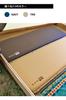 WAQ Camping Mat, Car Camping Mat, Thick 8cm, Compact, R-Value 6.5, Special Urethane, Lightweight, Inflatable Mat (Black)