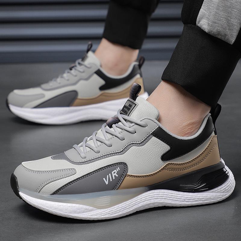 Sneakers Autumn and Winter New Versatile Fashion Velvet Warm Non-slip Men's Leisure Travel Dad Shoes