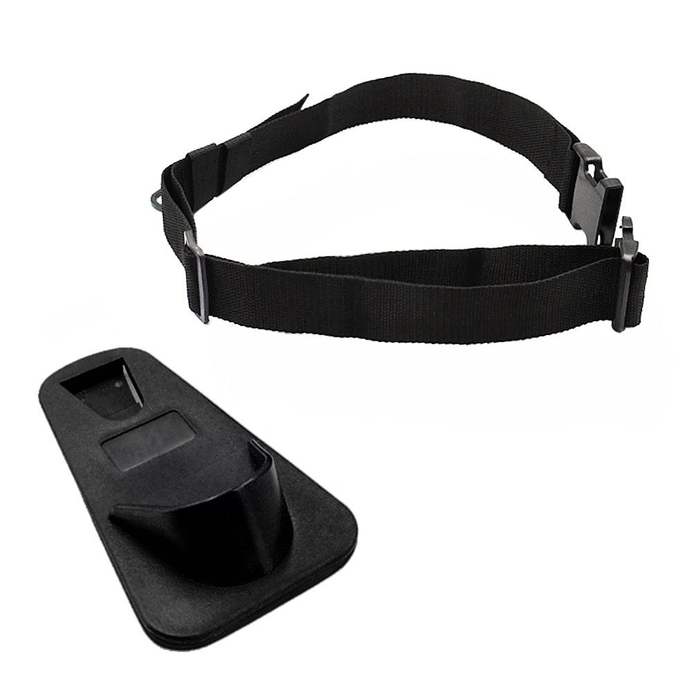 ABS EVA Fishing Rod Support Belt Adjustable Strap Fishing Pole Waist Belt  For Fishing